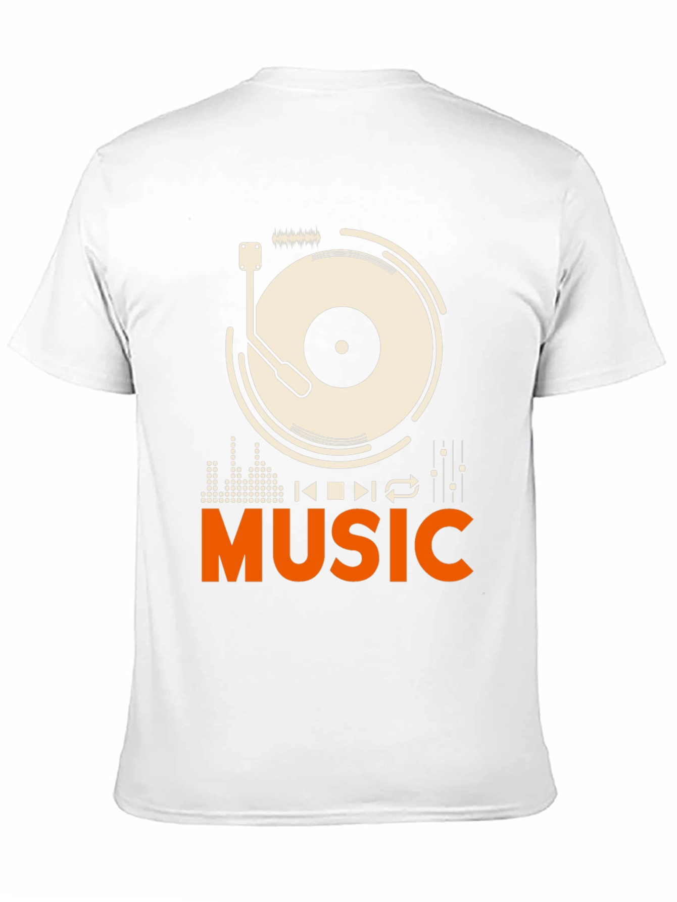 Music Lover Graphic Tee - Black Cotton T-Shirt