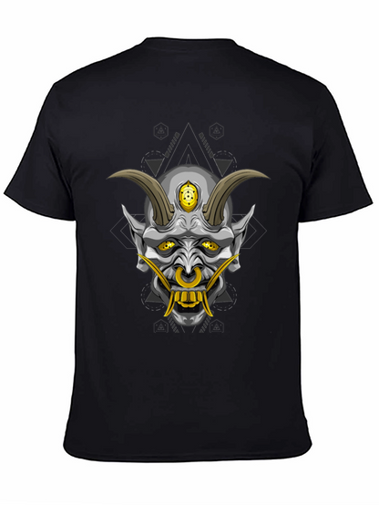 Black Oni Demon Graphic T-Shirt