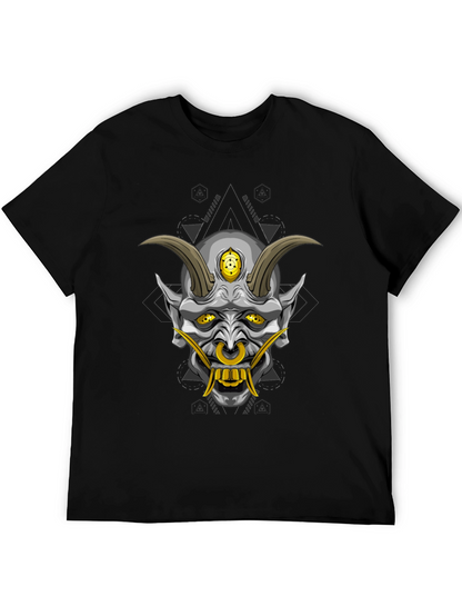 Black Oni Demon Graphic T-Shirt