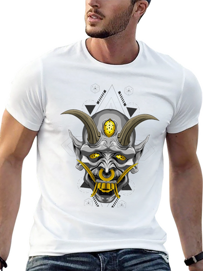 Black Oni Demon Graphic T-Shirt