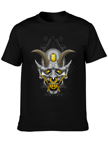 Black Oni Demon Graphic T-Shirt