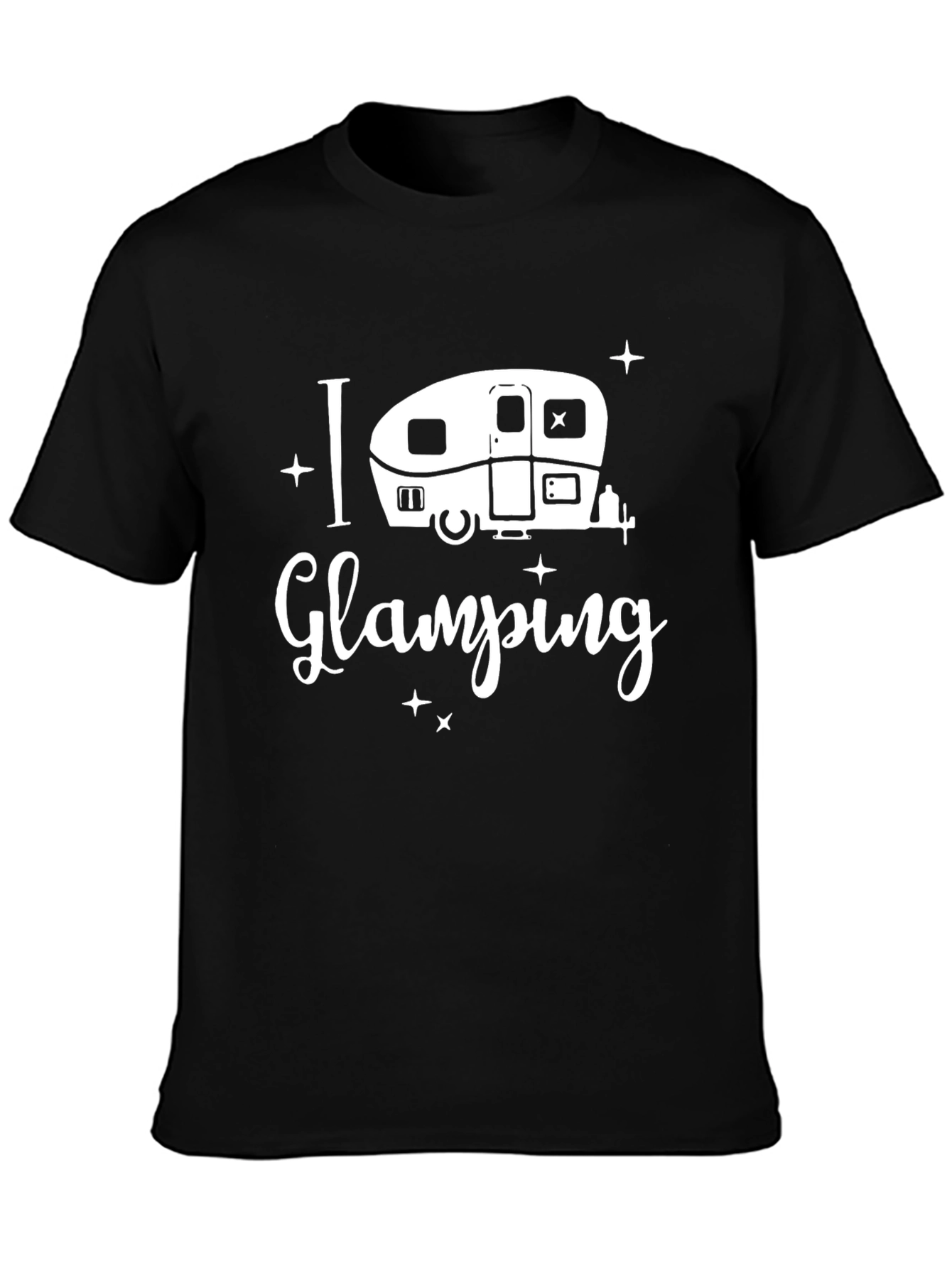 I Love Glamping Black T-Shirt