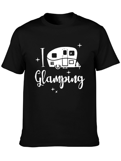 I Love Glamping Black T-Shirt