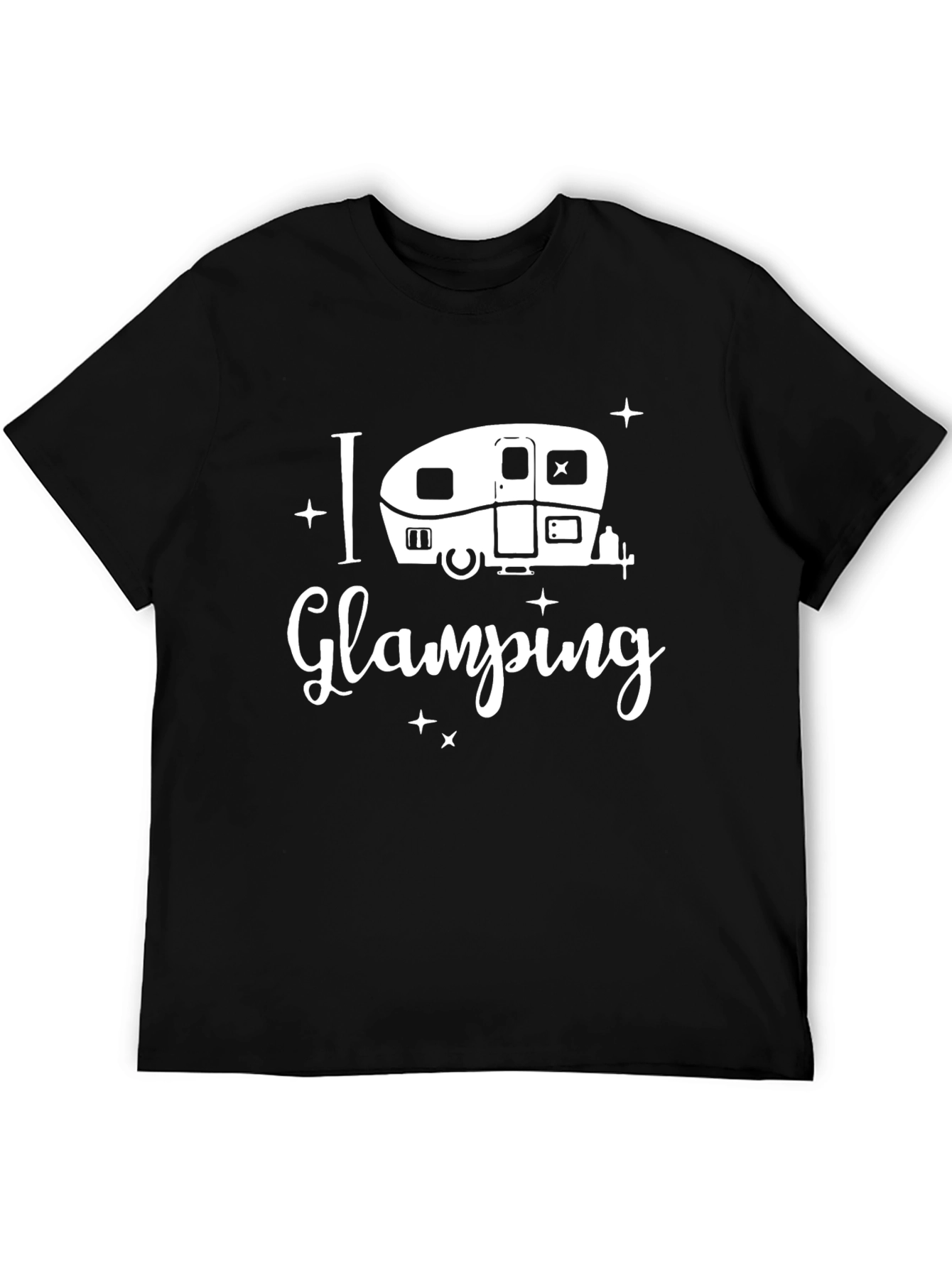 I Love Glamping Black T-Shirt