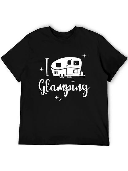 I Love Glamping Black T-Shirt