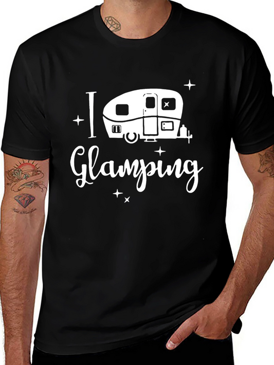 I Love Glamping Black T-Shirt