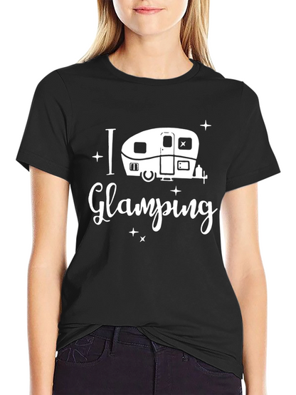 I Love Glamping Black T-Shirt