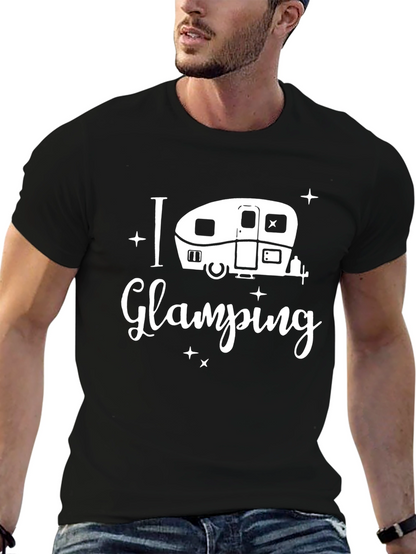 I Love Glamping Black T-Shirt