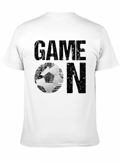 Game On Soccer Graphic Tee - Mens Black T-Shirt