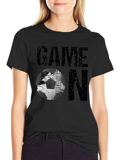 Game On Soccer Graphic Tee - Mens Black T-Shirt