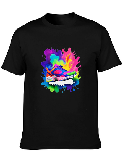 Colorful Shoe Graphic T-Shirt
