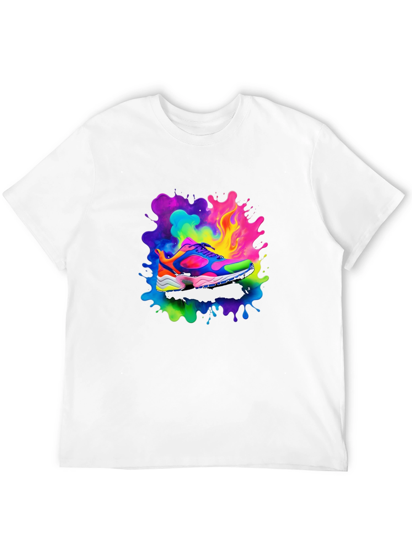 Colorful Shoe Graphic T-Shirt
