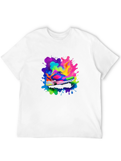 Colorful Shoe Graphic T-Shirt