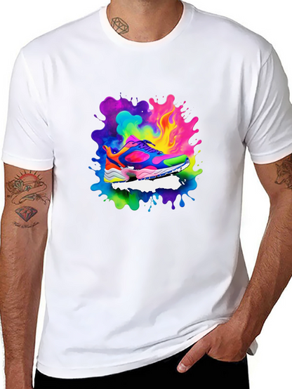 Colorful Shoe Graphic T-Shirt