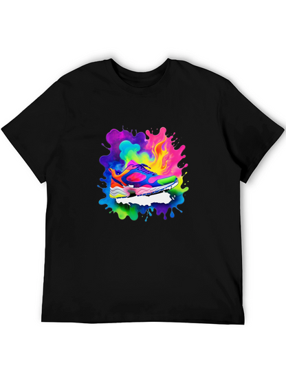 Colorful Shoe Graphic T-Shirt