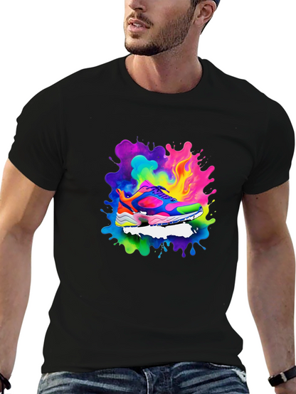 Colorful Shoe Graphic T-Shirt