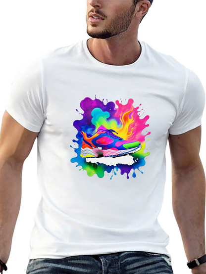 Colorful Shoe Graphic T-Shirt