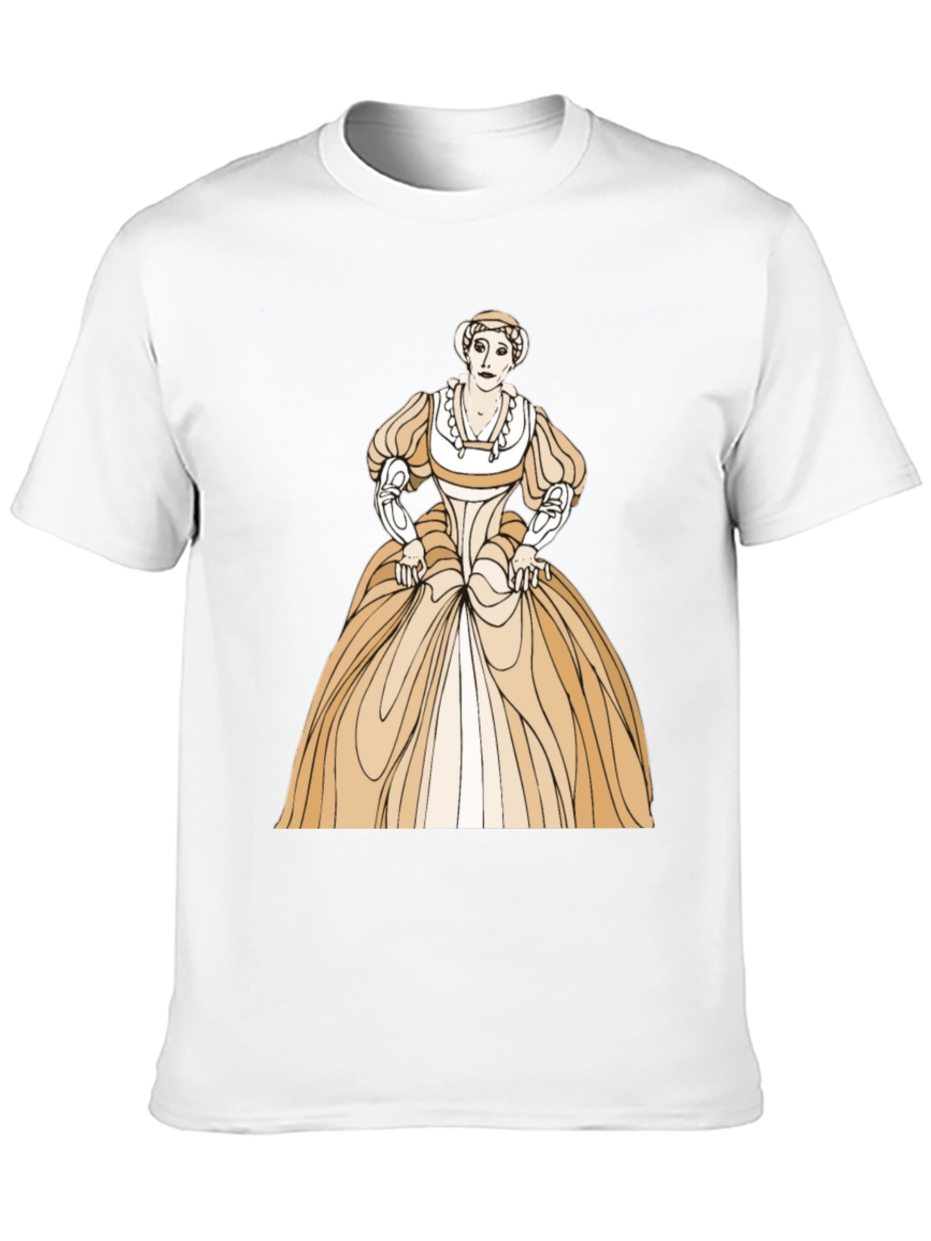 Renaissance Woman Graphic Tee - Unique Art Shirt