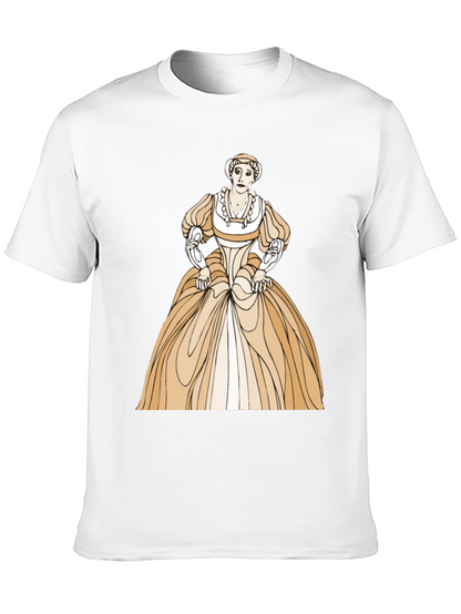 Renaissance Woman Graphic Tee - Unique Art Shirt