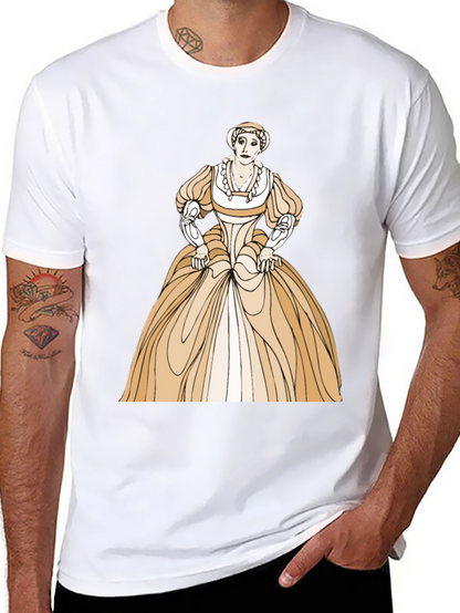 Renaissance Woman Graphic Tee - Unique Art Shirt