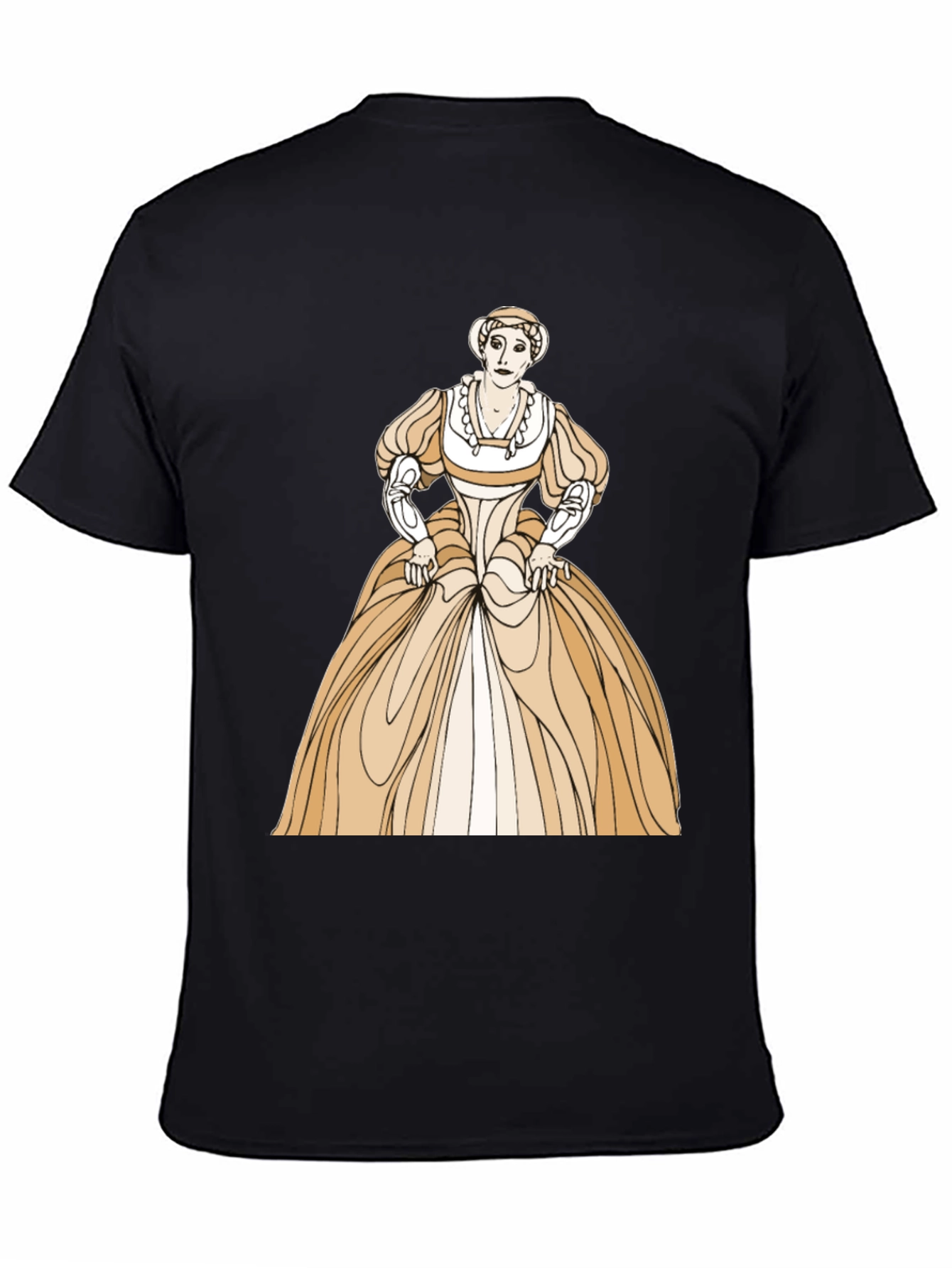 Renaissance Woman Graphic Tee - Unique Art Shirt