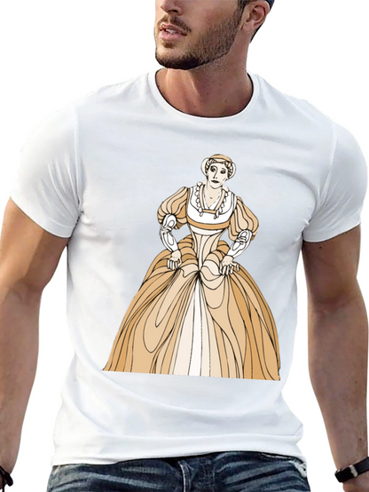 Renaissance Woman Graphic Tee - Unique Art Shirt