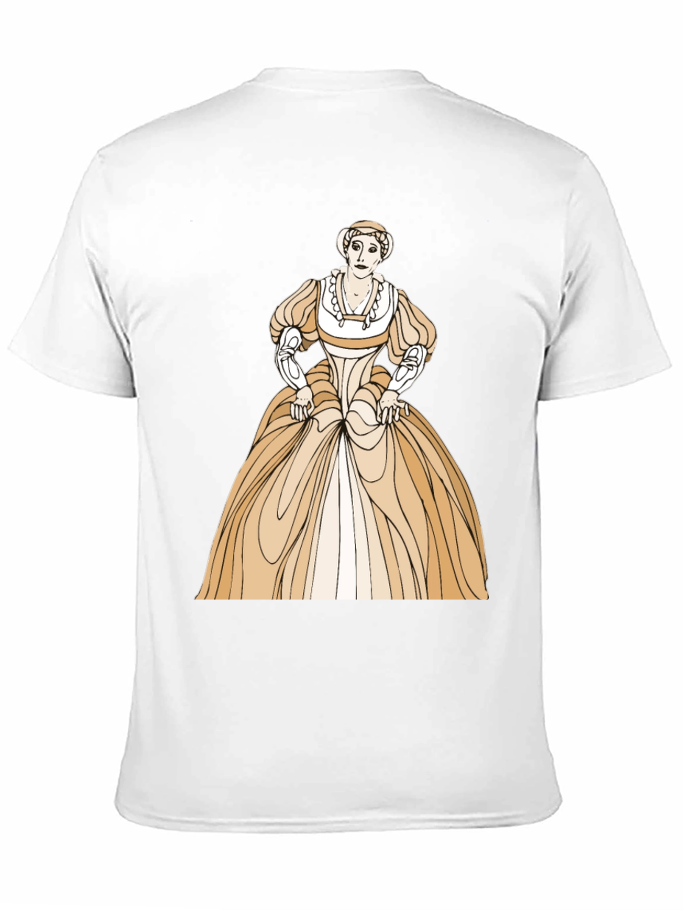 Renaissance Woman Graphic Tee - Unique Art Shirt