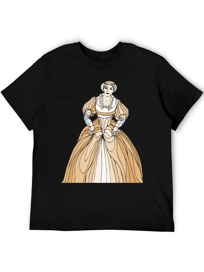Renaissance Woman Graphic Tee - Unique Art Shirt