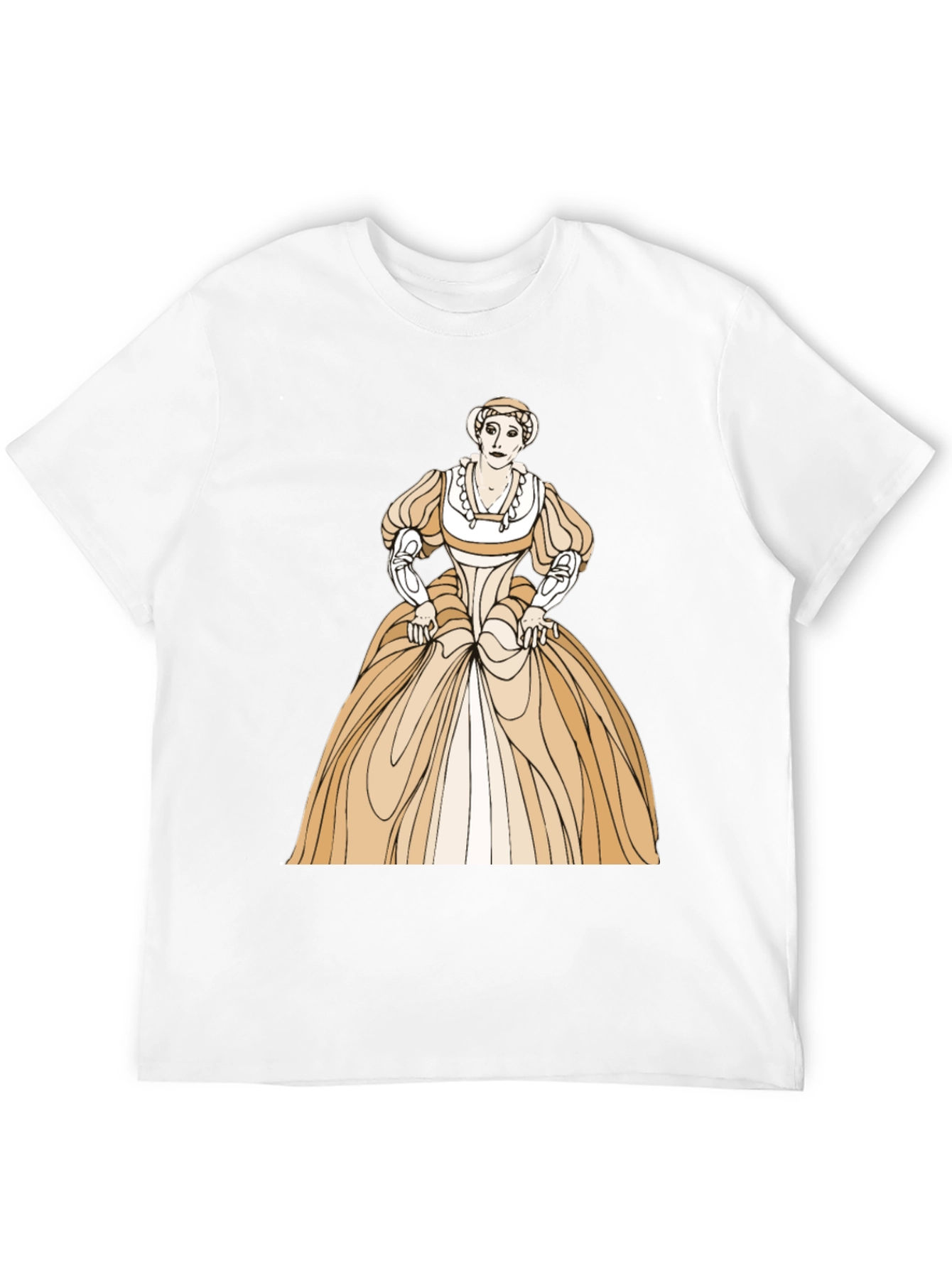 Renaissance Woman Graphic Tee - Unique Art Shirt