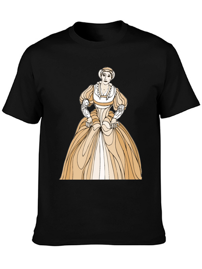 Renaissance Woman Graphic Tee - Unique Art Shirt