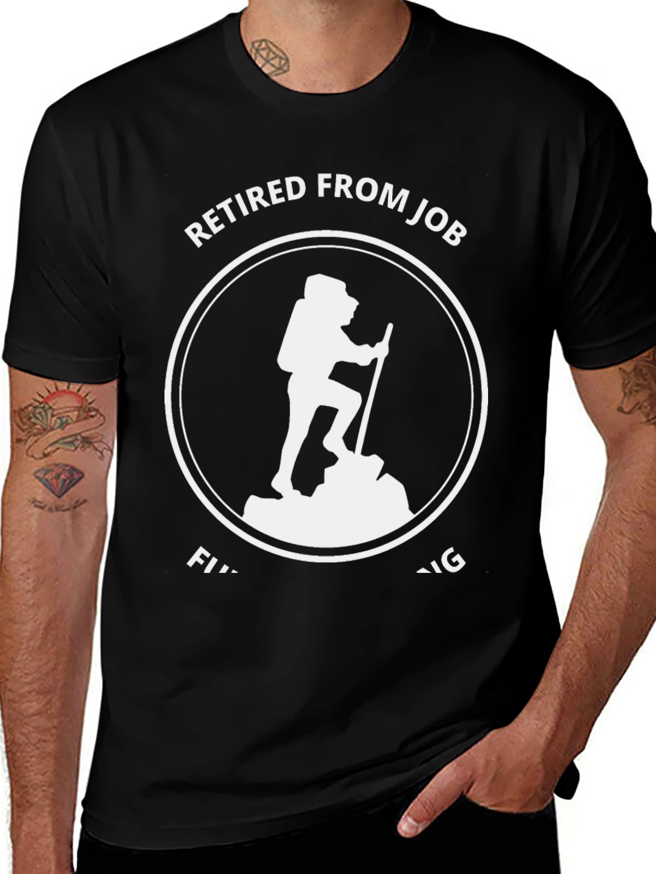 Retired From Job Hiking T-Shirt