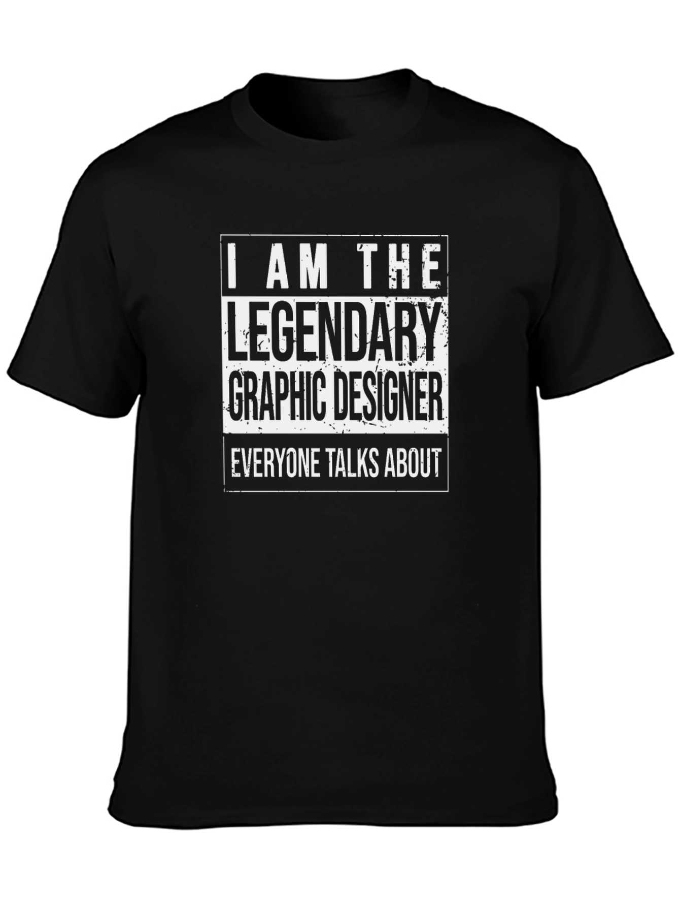 Legendary Graphic Designer T-Shirt - Black