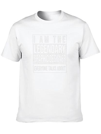 Legendary Graphic Designer T-Shirt - Black