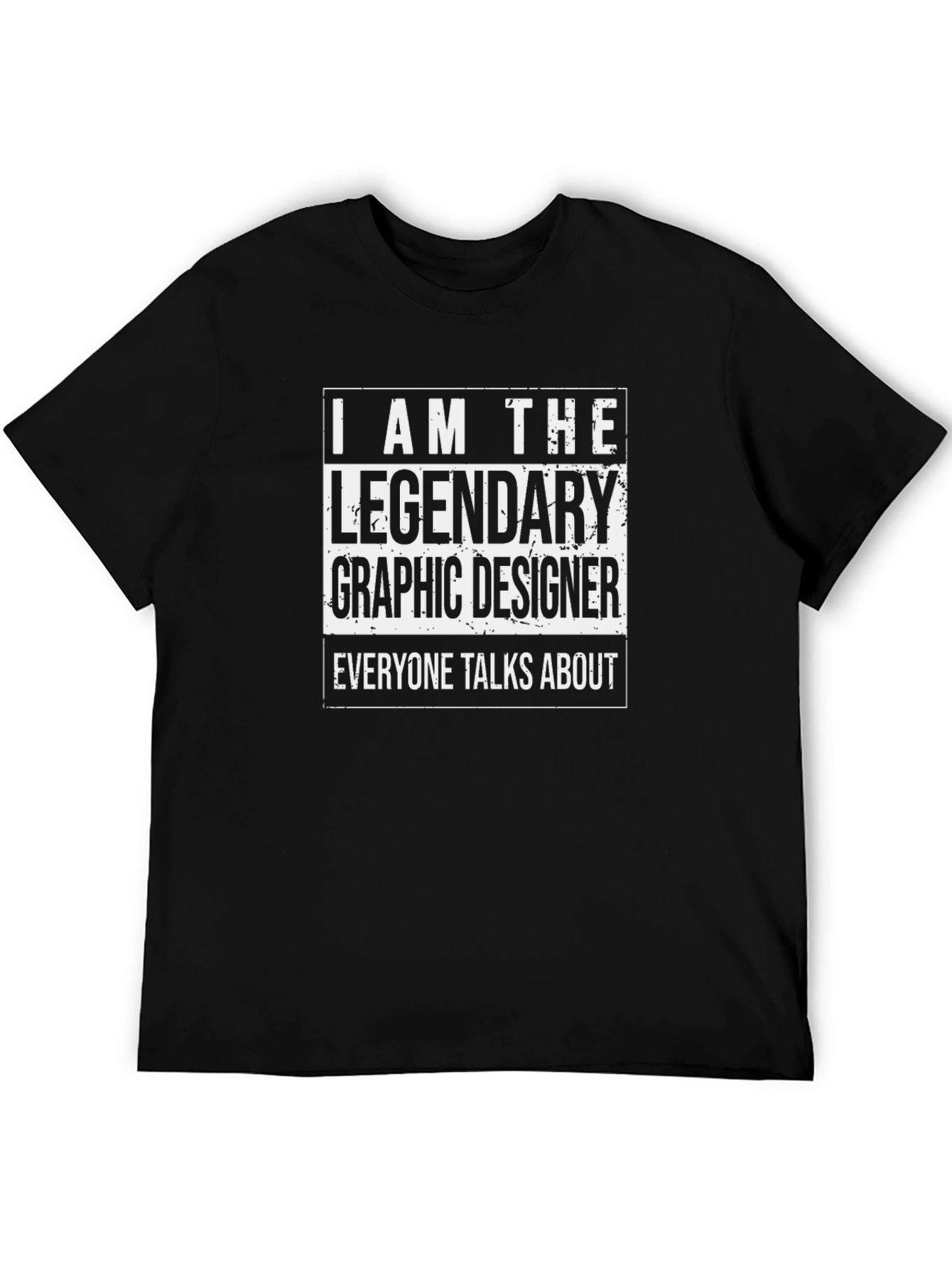 Legendary Graphic Designer T-Shirt - Black