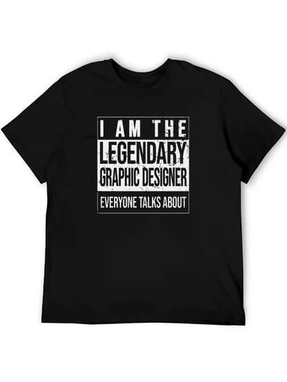 Legendary Graphic Designer T-Shirt - Black