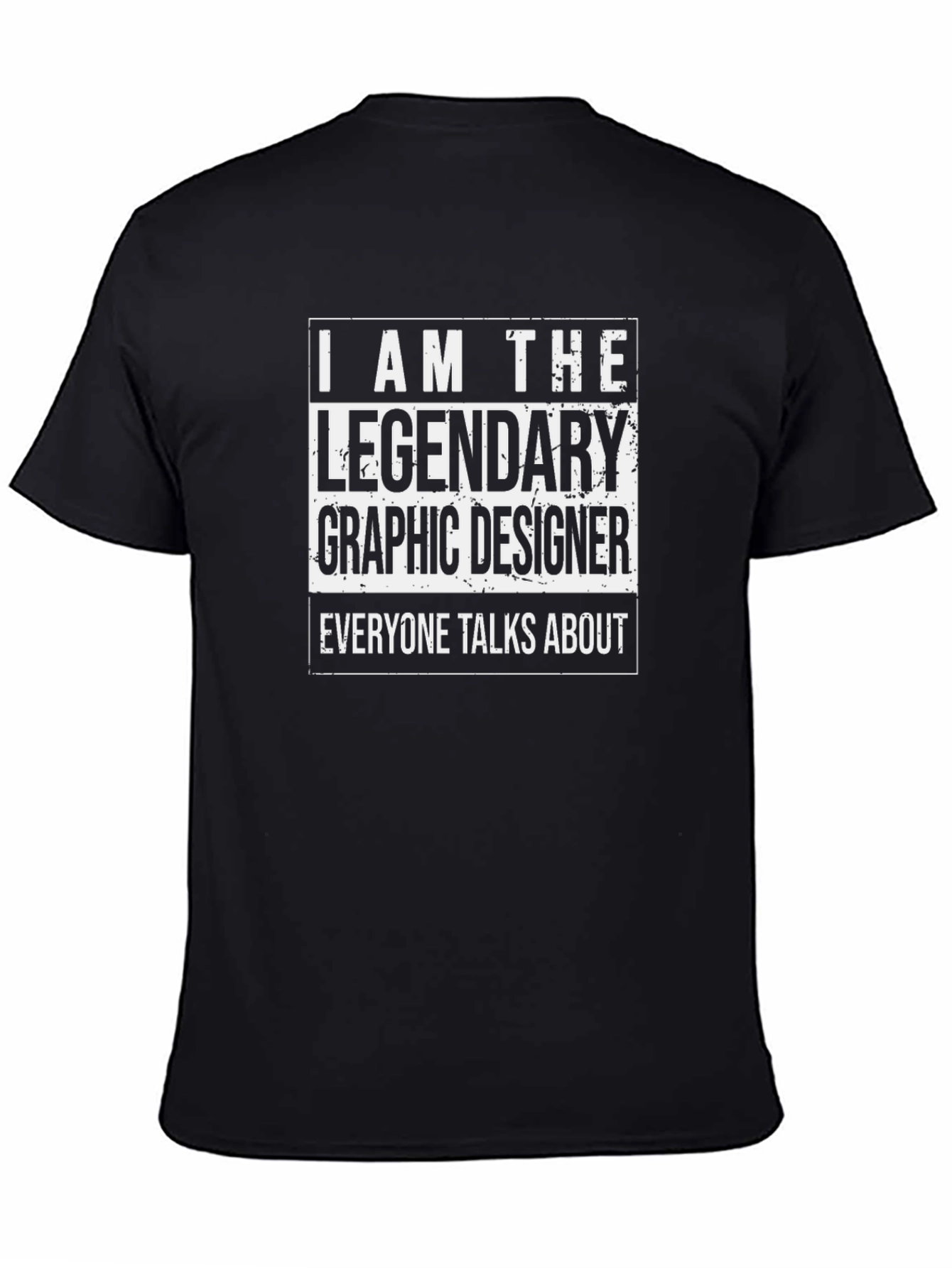 Legendary Graphic Designer T-Shirt - Black