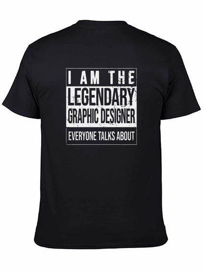 Legendary Graphic Designer T-Shirt - Black