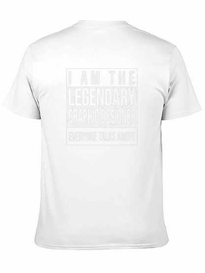 Legendary Graphic Designer T-Shirt - Black