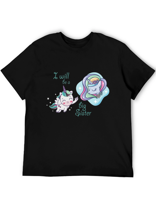 I Will Be A Big Sister Unicorn T-Shirt