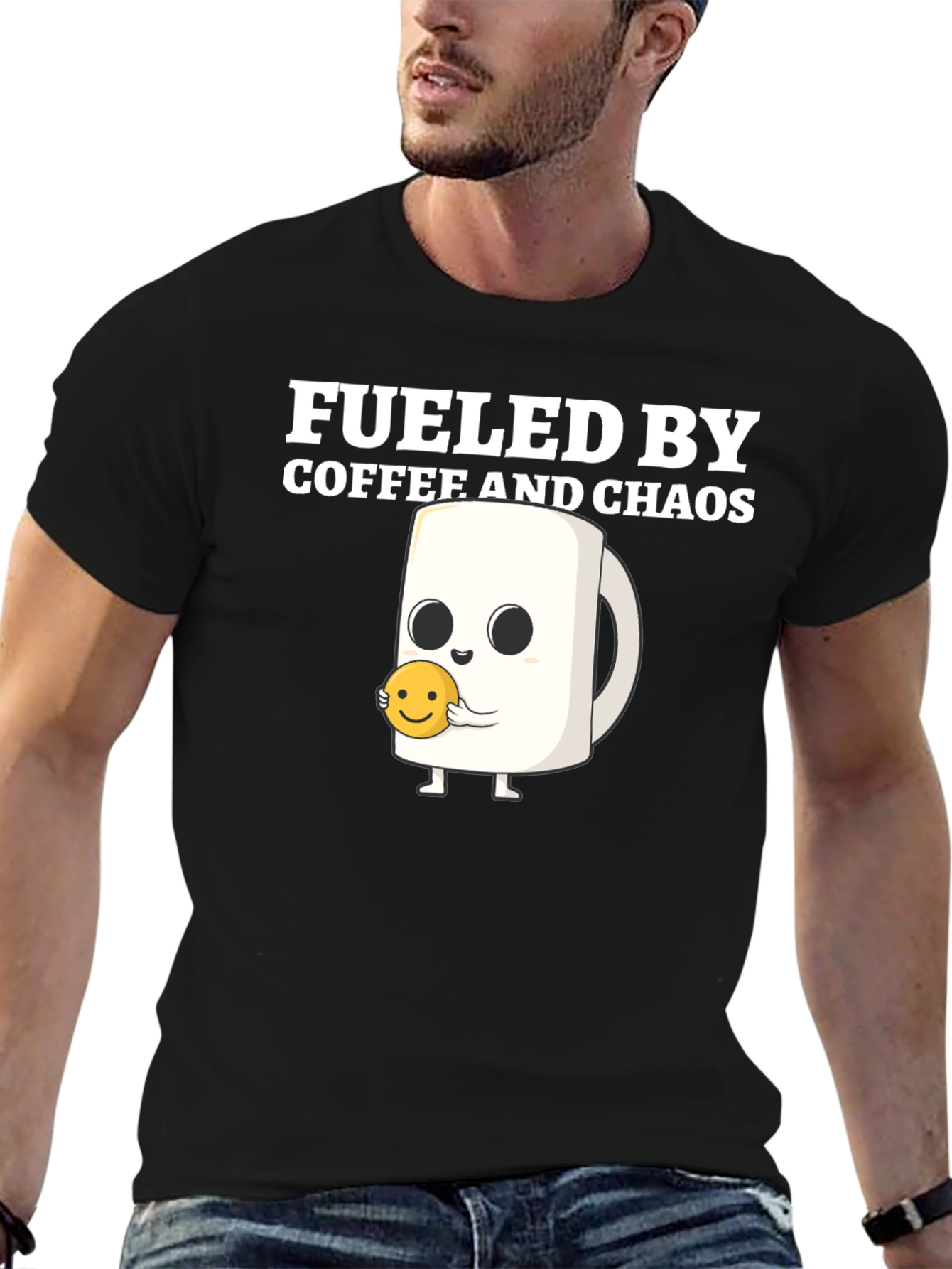 Fueled by Coffee and Chaos T-Shirt
