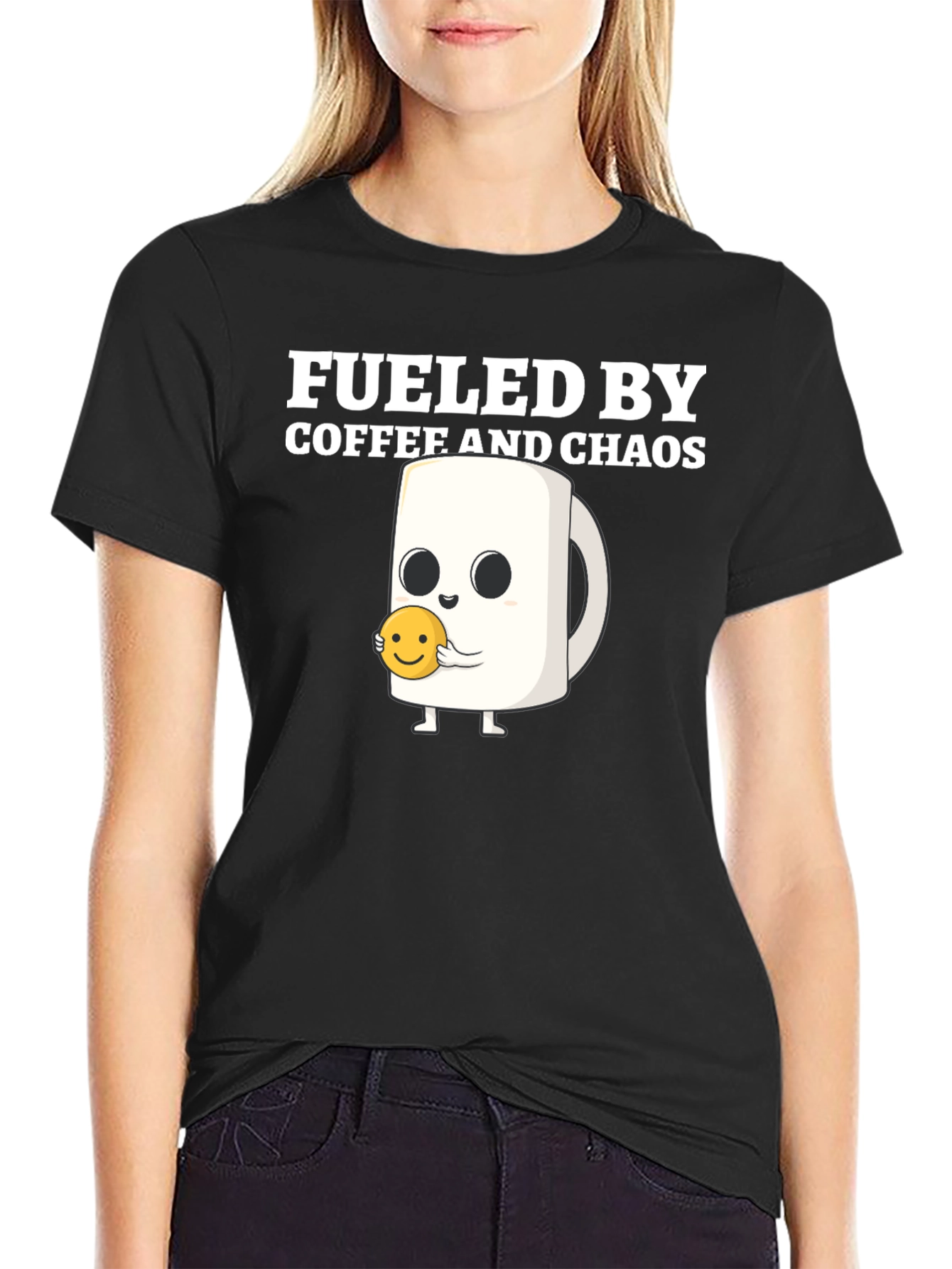 Fueled by Coffee and Chaos T-Shirt