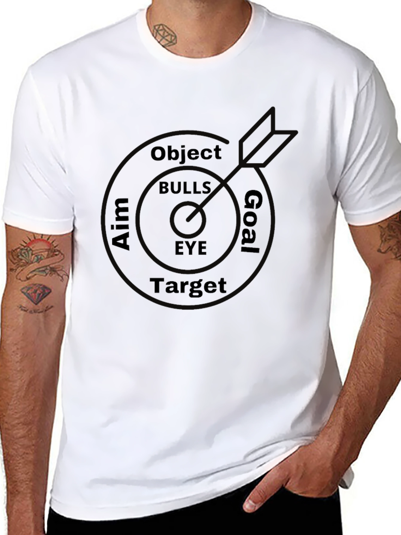 Aim Goal Object Bulls Eye Target T-Shirt