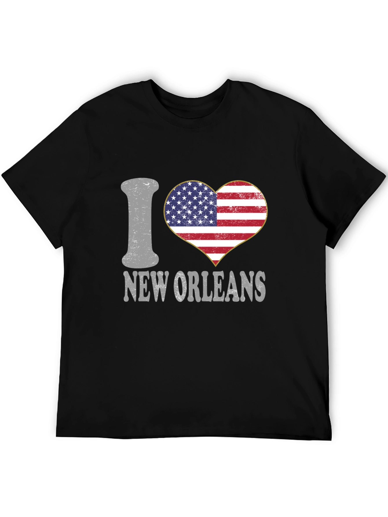 I Heart New Orleans T-Shirt Patriotic Tee