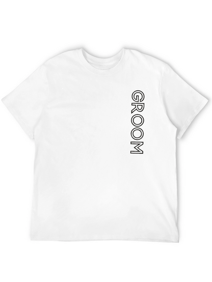 Groom Black Crewneck T-Shirt