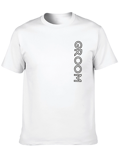 Groom Black Crewneck T-Shirt