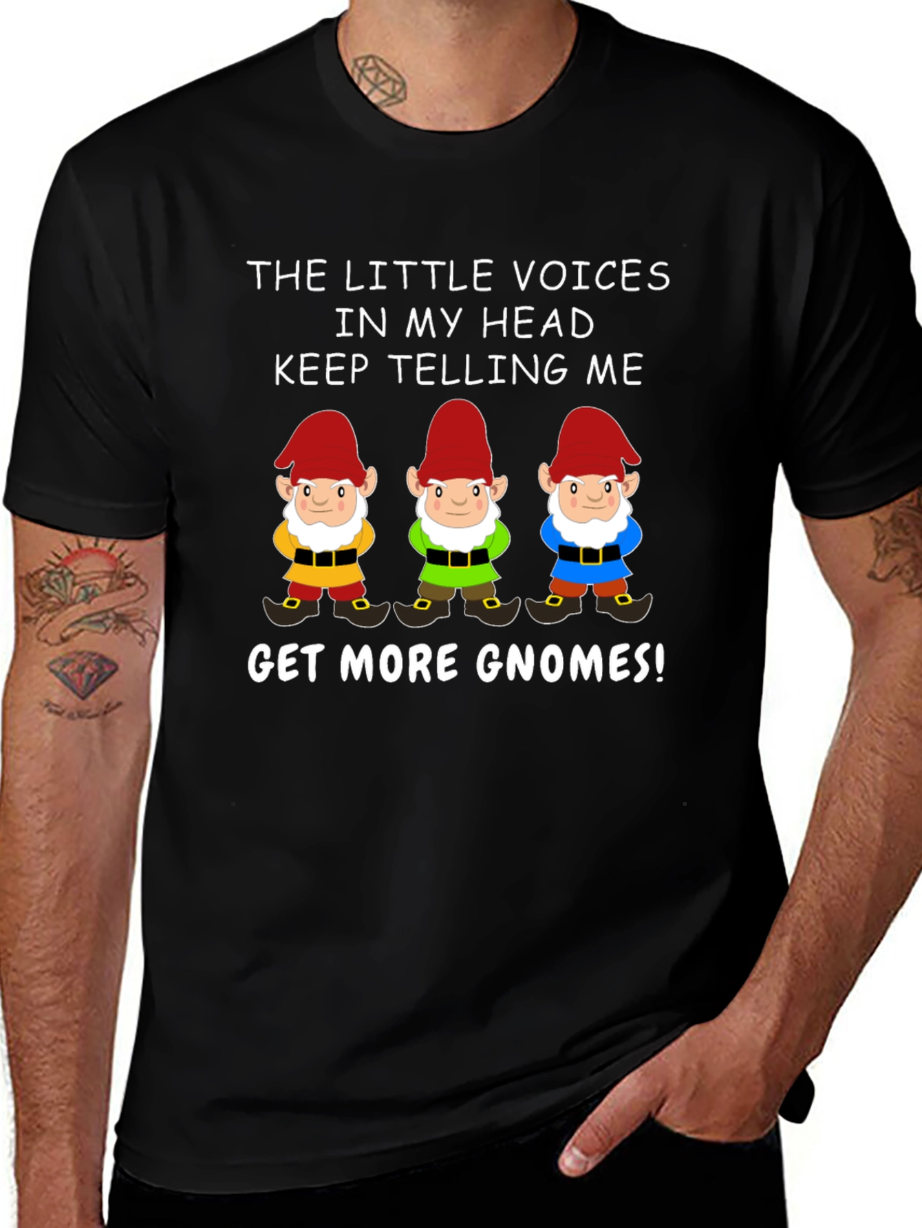 Funny Gnome T-Shirt: The Little Voices