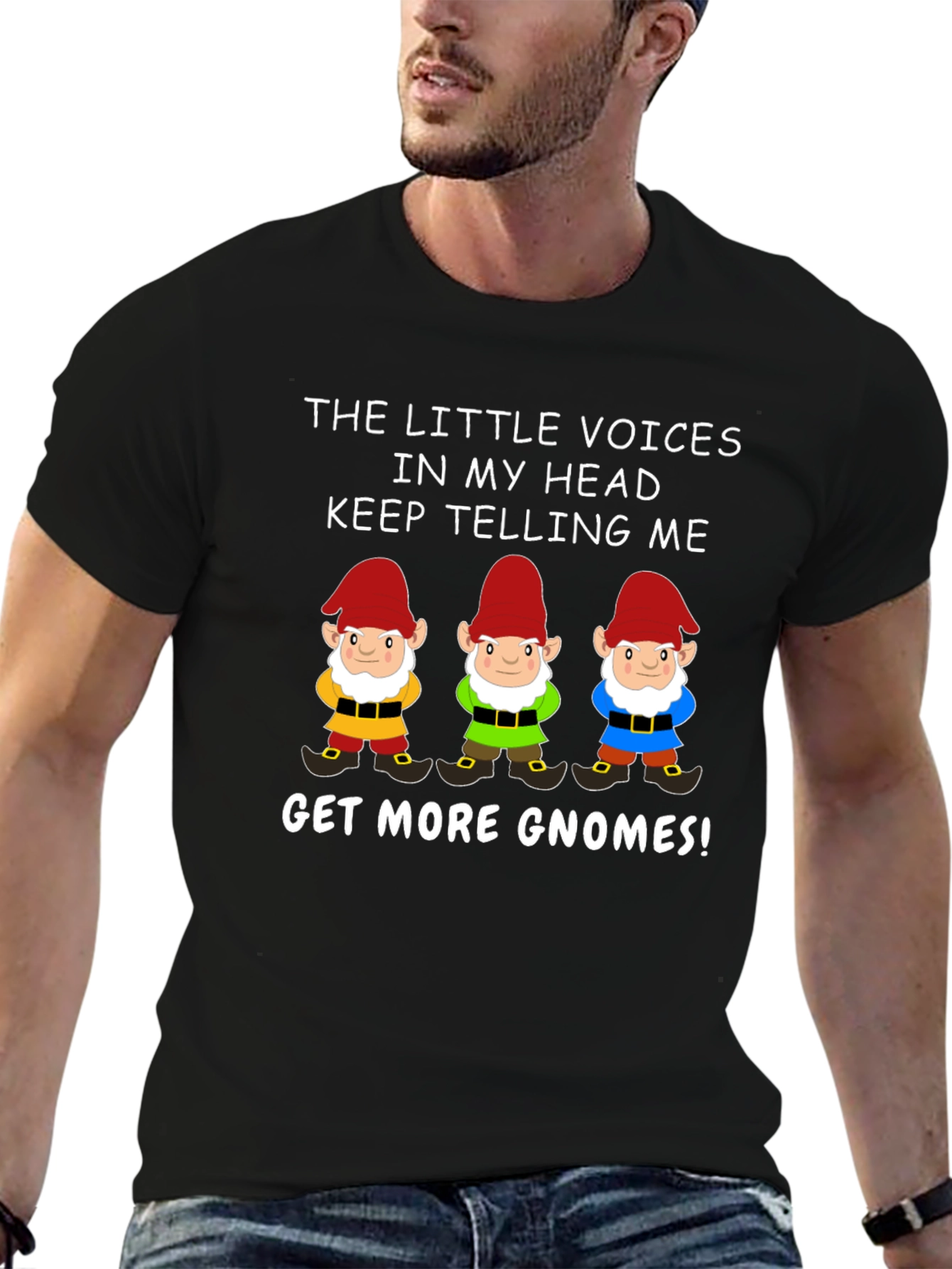Funny Gnome T-Shirt: The Little Voices