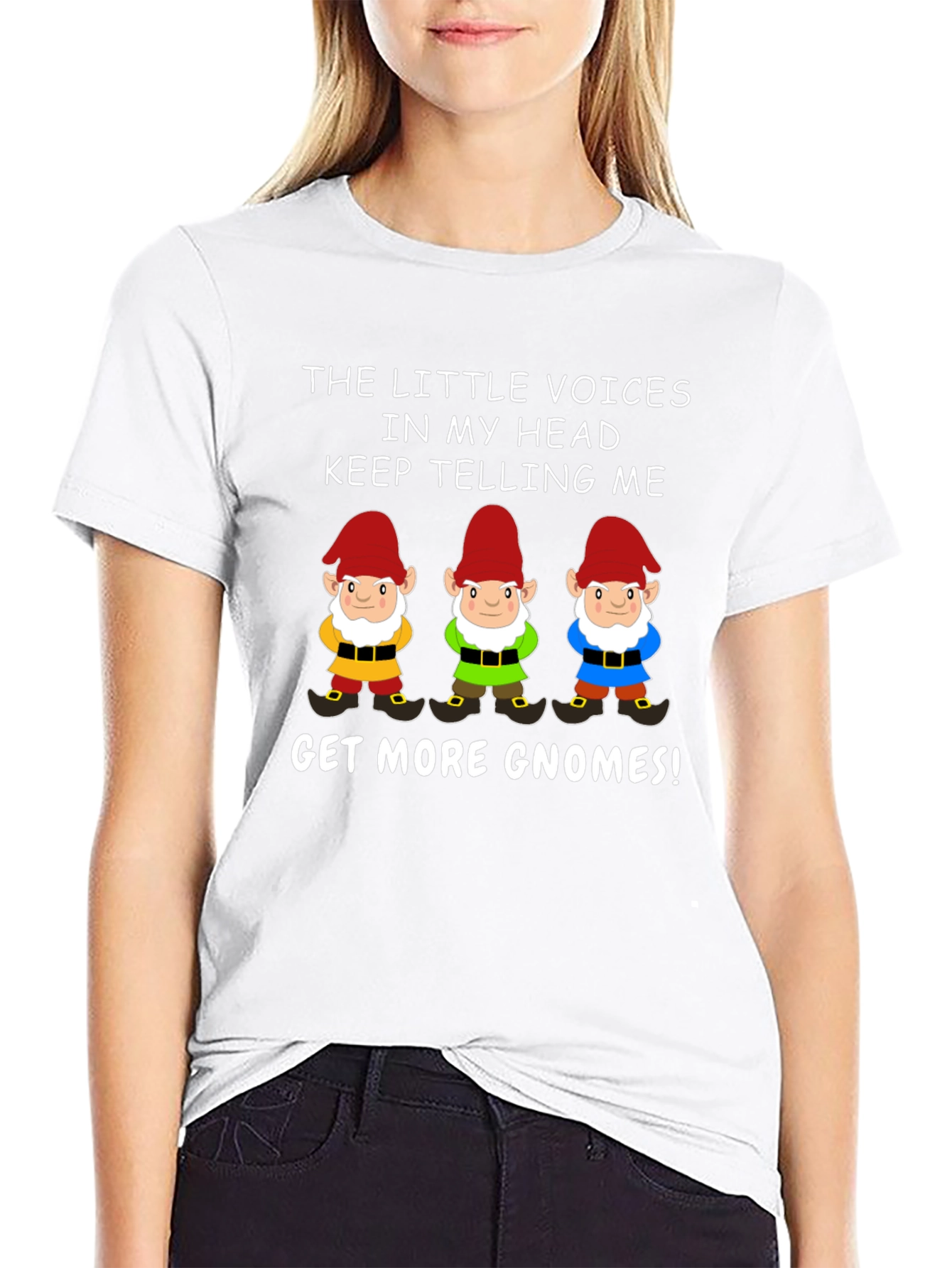 Funny Gnome T-Shirt: The Little Voices