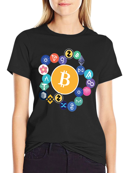 Crypto Currency Bitcoin T-Shirt