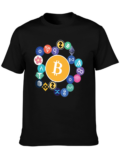 Crypto Currency Bitcoin T-Shirt